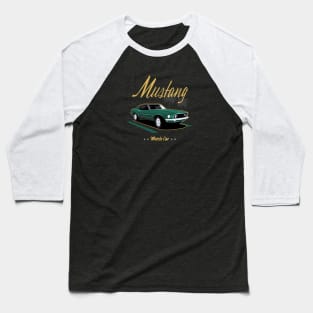 Mustang Classic American Cars Baseball T-Shirt